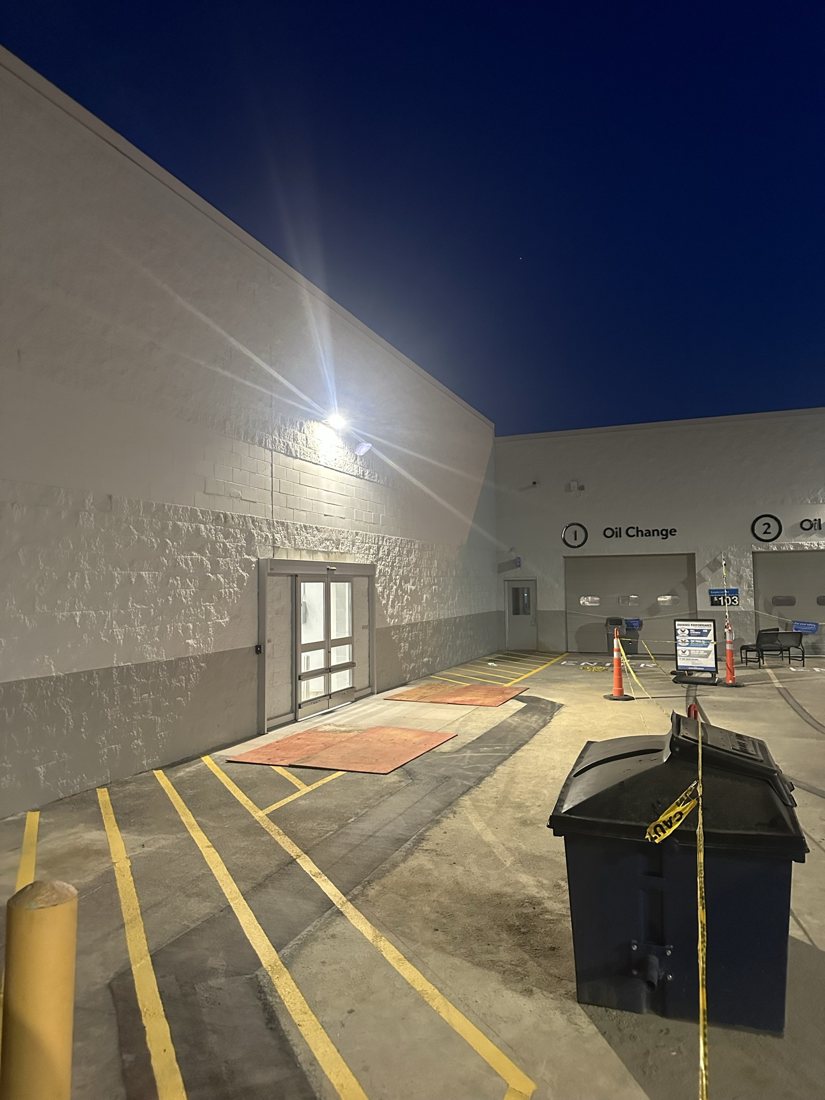 Parking lot project example